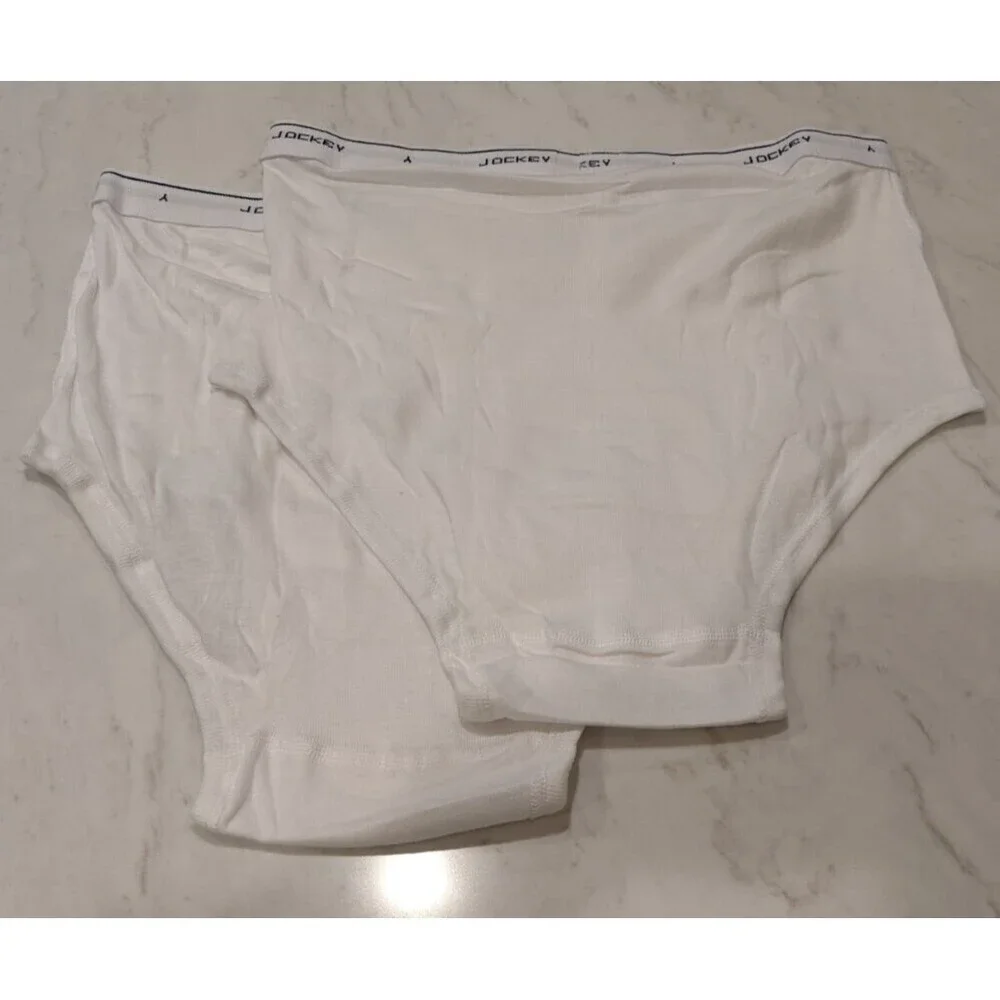 Men's Lot of 2 JOCKEY Vintage NEW Classic Y-Front 100% Cotton Brief Size 38